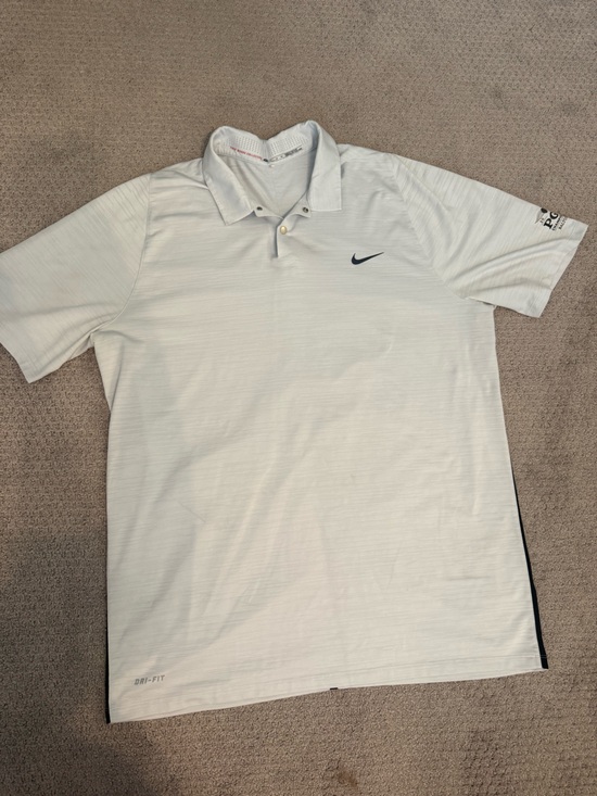 Nike Other - Nike Men’s White Polo Tiger Woods Collection PGA 2016 Baltusrol